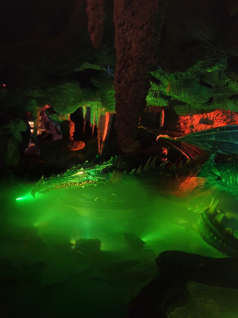 Dragon under Sleeping Beauty Castle at Disneyland Paris