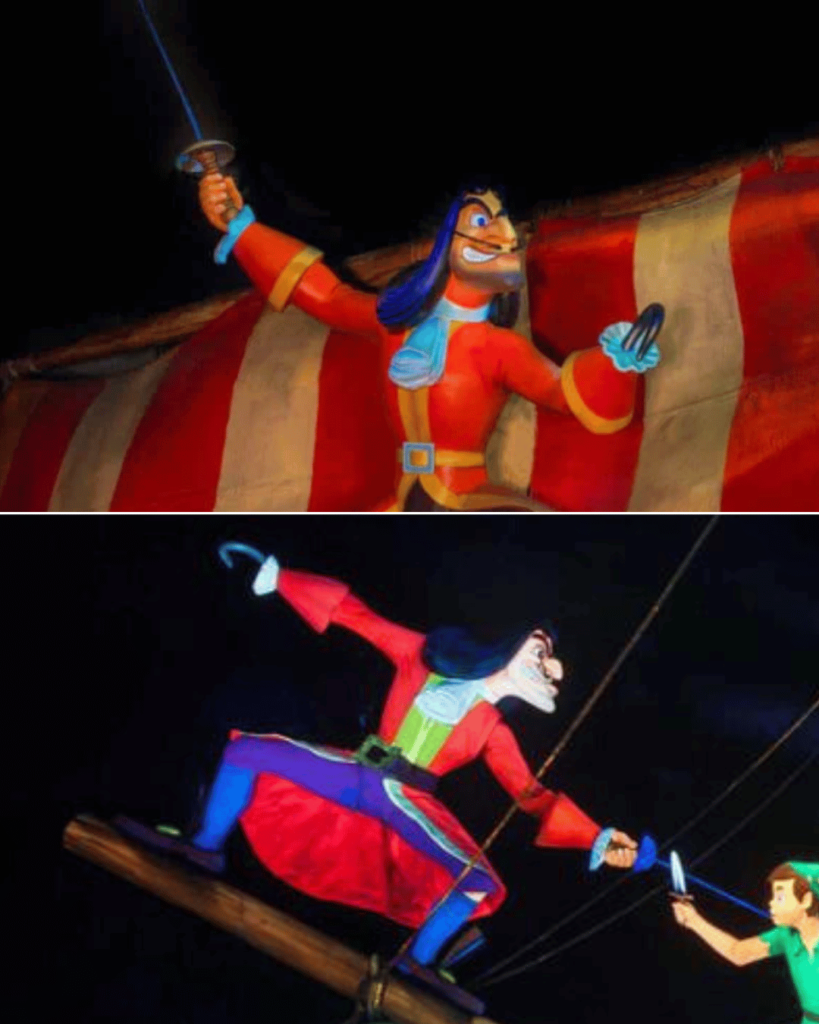 Captain Hook, Peter Pan's Flight